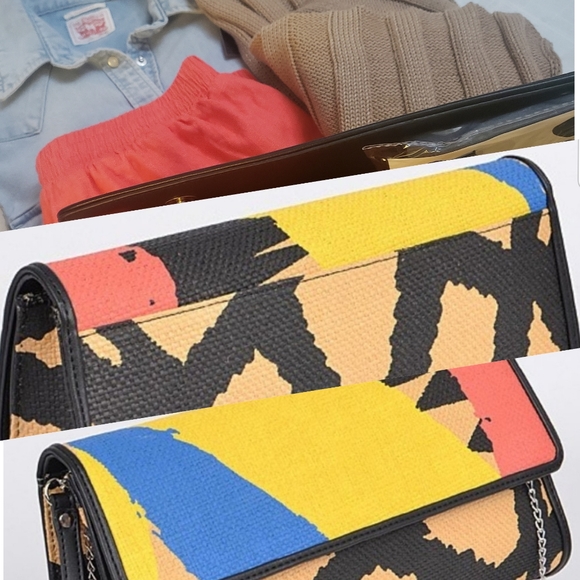 Handbags - 🎨🦒 Palette, Beautiful Multicolor Clutch 🦒🎨